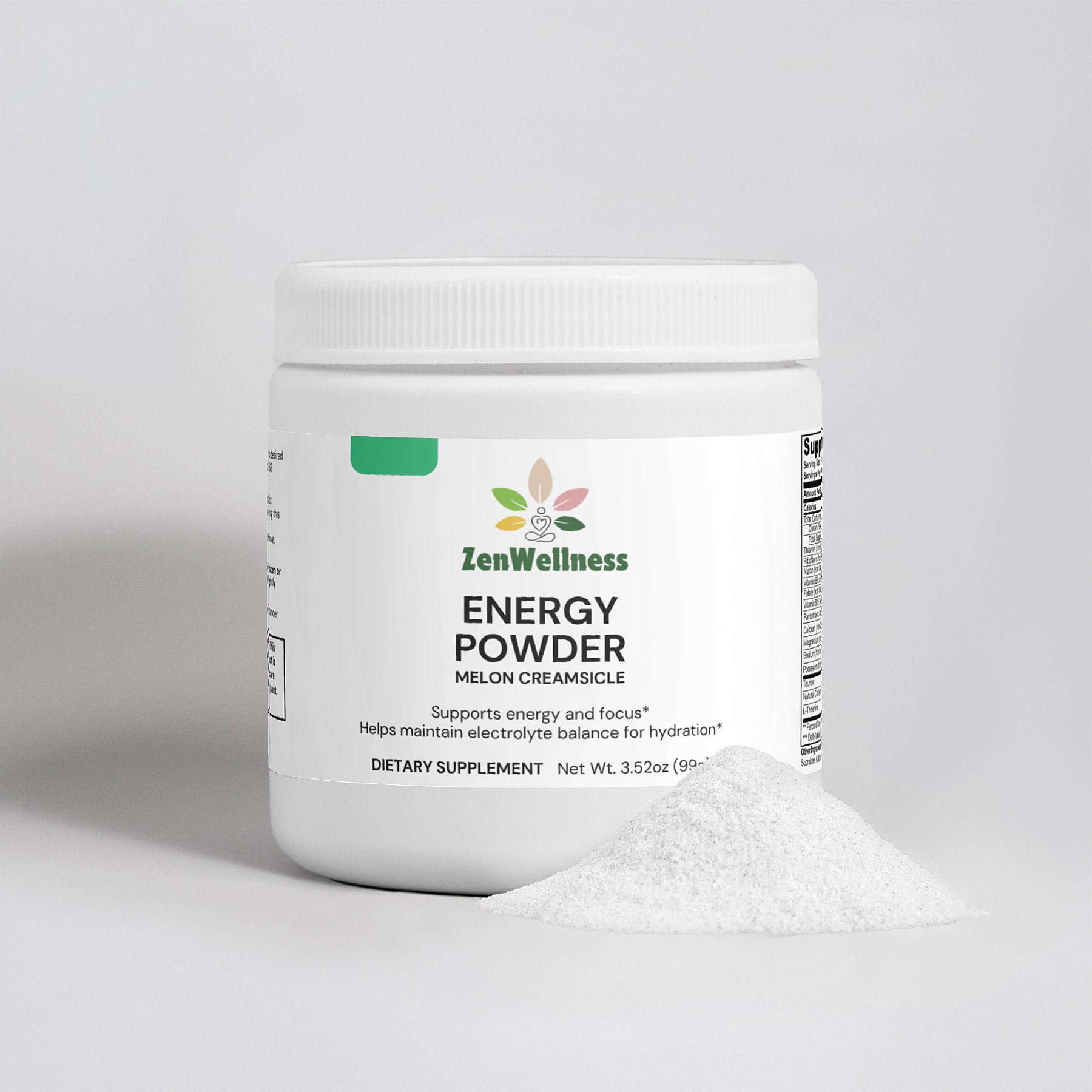 Energy Powder (Melon Creamsicle) - ZenWellness