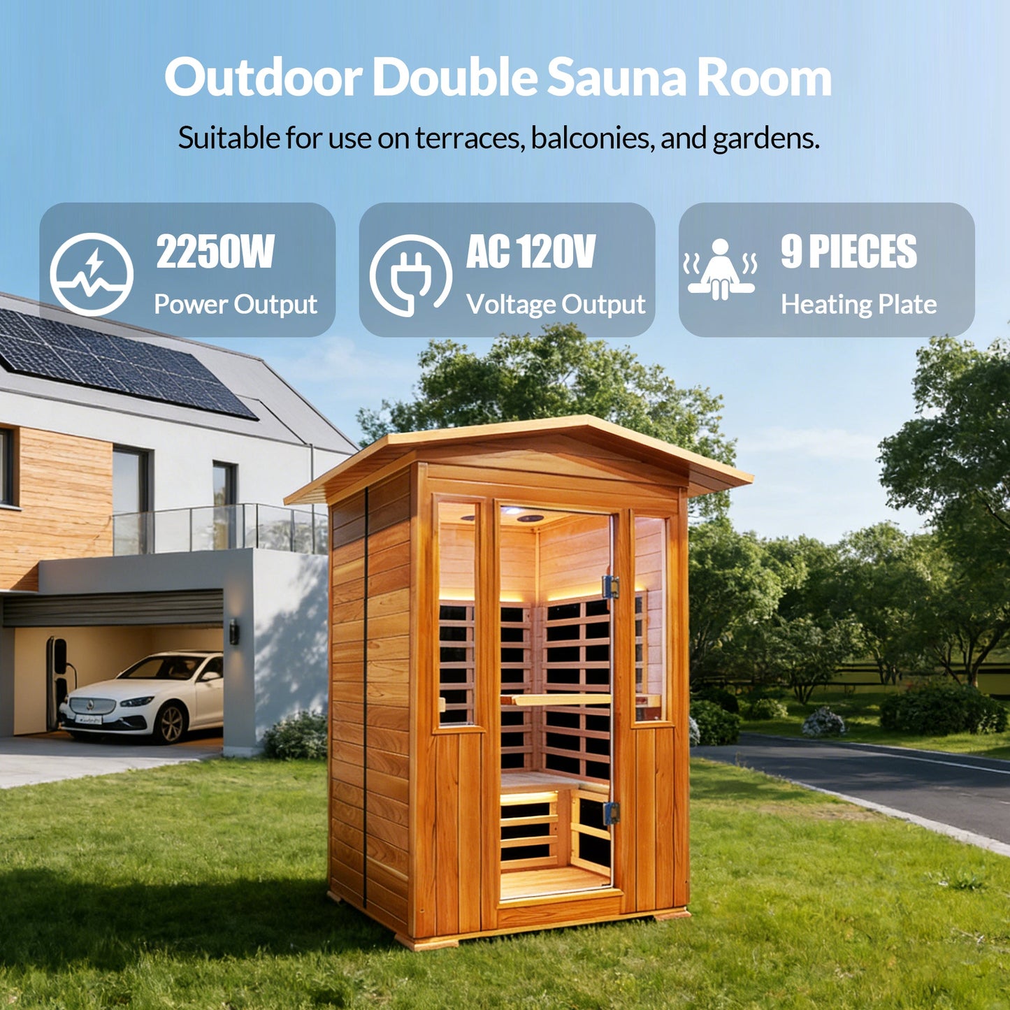 Outdoor Double Sauna