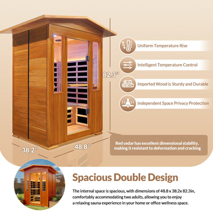 Outdoor Double Sauna