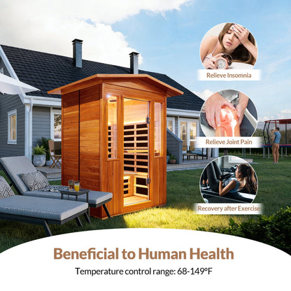 Outdoor Double Sauna