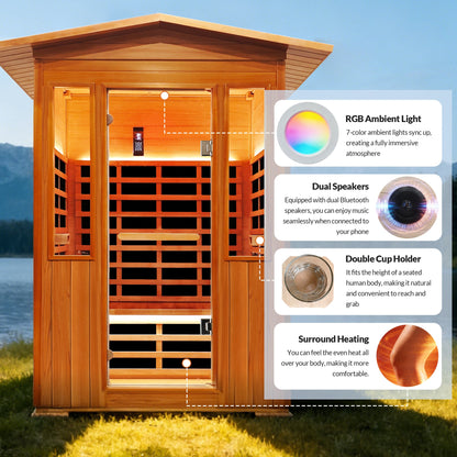 Outdoor Double Sauna