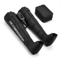 Air Compression Therapy System, Rechargeable Leg Massager, Dynamic Leg Compression Recovery Boots for Fast Recovery and Improved Circulation for Athletes (6 Chamber- L) — Studio Shot