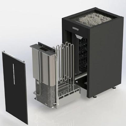 Harvia HL9U1SA Virta Combi Series 9.0kW Sauna Heater at 240V 1PH Black