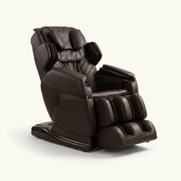 Jin Espresso Synthetic Leather SL Track Massage Chair — Studio Shot