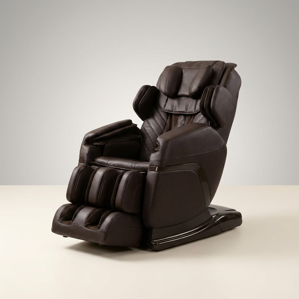 Massage Chair Built for Deep Restoration, SL Track System, Zero Gravity Recline, Quad Roller Technology — Studio Shot