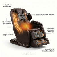 Massage Chair Built for Deep Restoration, SL Track System, Zero Gravity Recline, Quad Roller Technology — How It Works
