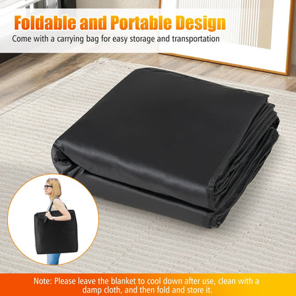 Infrared Sauna Blanket - Full-Body Sweat, Detox & Recovery at Home | 90-180F Adjustable Heat, Auto Timer