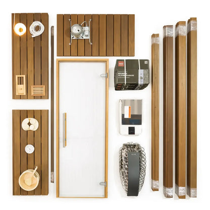 Carbon Smart Saunas - 3' x 4' x 8' - by Finnish Sauna Builders