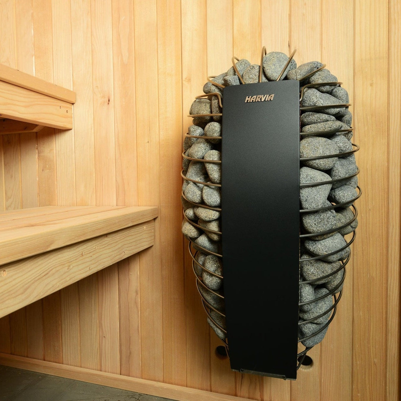 Harvia Spirit Sauna Heater With Rocks and WiFi Control