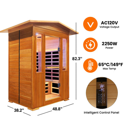 Outdoor Double Sauna